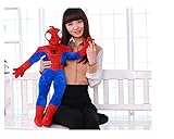 Plush Toys 40-50cm New Plush Toy Spider Man Doll Stuffed Animals Kids Gift (Farbe : Rot, Höhe : 50cm)