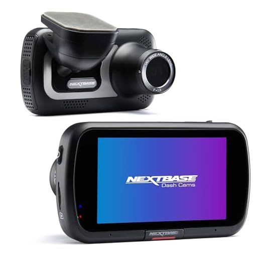 Nextbase 522GW – Autokamera Dashcam Auto - Full 1440p/30fps HD Aufzeichnung - Nachtsicht WiFi Polarisationsfilter Integriert SOS-Notruffunktion 140° Weitwinkel GPS Bluetooth Parküberwachung G-Sensor