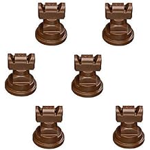 Pack of 6 - TeeJet TwinJet Flat Spray Tips Brown 110 x 2 Rated @ 0.50 GPM