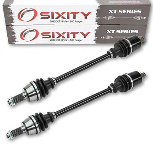 Sixity 2010-2013 For Polaris 800 Ranger 4X4 Front Left Right Axles Xt Pair Driver Passenger R13Wh76Ag Ar Eah Eai Crew Complete Side #TOP6