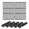 SHINESTAR Replacement Flavorizer Bars & Grill Grates for Weber Spirit 300 and Spirit II 300 Series,Fits E310/320/330 S-310 SP-330,Porcelain Steel Bars and Cast Iron Grates,Replaces Parts 7636 7638