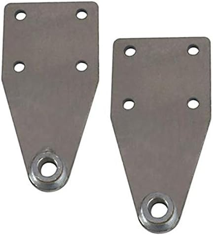 Speedway Motors Bolt-On Radius Rod Frame Bracket Steel Chassis Mount for Hairpin or Radius Rod Suspension 3/8 Inch Mount Holes Hot Rod Street Rod Frame Bracket Pair