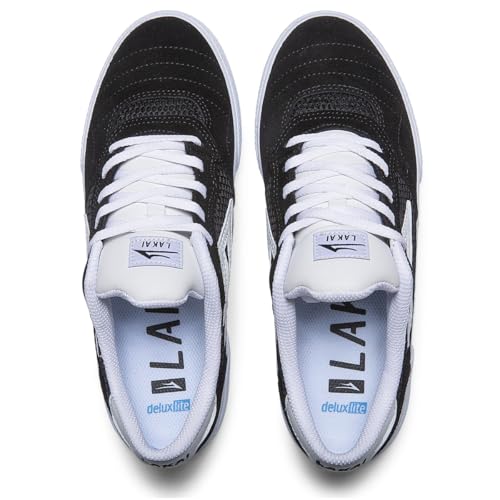 Lakai Cambridge Mens Skate Shoes, Black Suede, 113