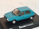 brexit live Größe ca 11 cm Abrex ?Koda Favorit 136l 136 L 1987 143abs-708ls Adriatic Blau 1/43 Modellauto Modell Auto