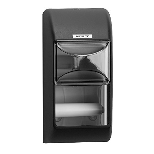 Dispensador Katrin 104452 negro para 2 rollos de papel higiénico continuo