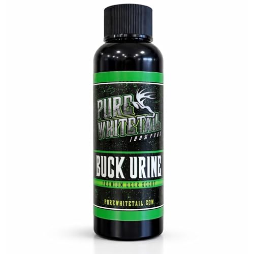 Pure Whitetail Buck Urine – Fresh Mock Scrape Scent – Natural Deer Uri