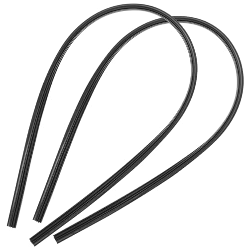 VINTORKY 2stücke Wischergummi Scheibenwischerleiste Auto Wischergummileiste Gummistreifen Für Scheibenwischer Schwarz