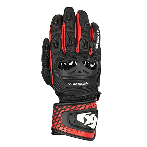 Oxford Nexus MS Glove Black/White/Red 2XL (Black/White/Red - L)