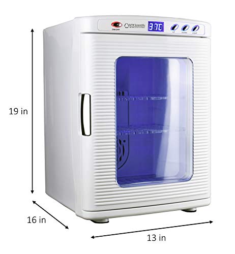 Lab Incubator, Cooling and Heating 2-60C, 12V/110V, 60W, 25L/0.88 cu. ft. Capacity