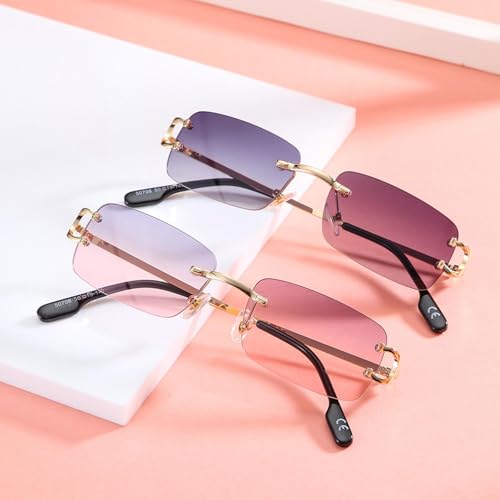Lunettes de soleil sans monture légères pour protéger vos yeux avec style - 3