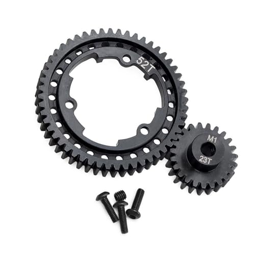 ULIJTH Präzise Cut Cut Gear Combo 46T/23T Verhältnis Für Fernbedienungsauto Upgrades Und Terrain Dominanz