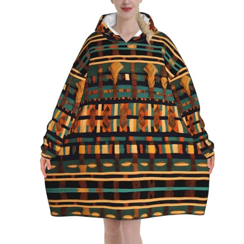 Couverture à capuche imprimée africaine en peluche douce, cadeau idéal pour femme