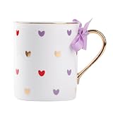 Daveinmic Love is Love Purple Hearts Cup-Birthday Gifts for Women-Lovely Gifts Ideas for Her,Friends