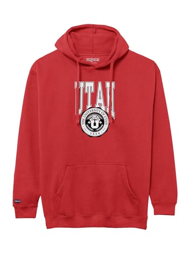 Image of JanSport NCAA Officially Licensed Rival Hoodie, Long Sleeve Unisex Sweatshirt, Cotton-Polyester Blend, Double-Layered Hood