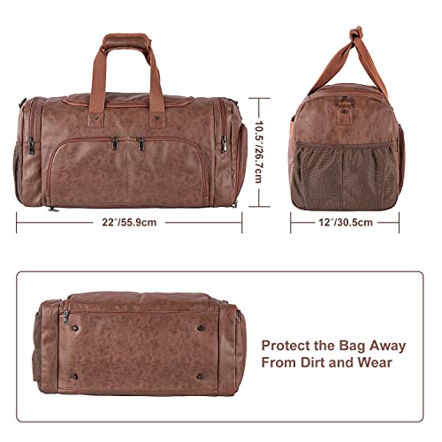 Bolsa de viagem, [Z]Marrom, Bolsa de mão