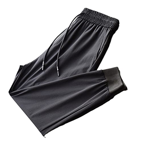 Pantalon décontracté Roquorl en soie de glace léger pour les journées chaudes