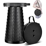 Taburetes Portátiles, Taburete Plegable Portátil Retráctil para Camping,Capacidad de Carga de 400 Libras,Altura...