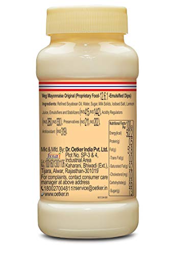 Dr. Oetker FunFoods Mayonnaise and Sandwich Spread Combo - Veg Mayo Original 250g, Cucumber & Carrot Sandwich Spread 250g and Cheese Chilli Sandwich Spread 250 Grams