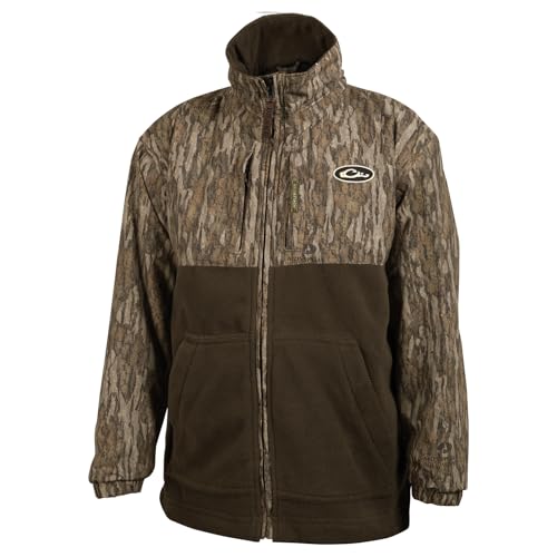 Drake Waterfowl Youth MST Eqwader Warm Moisture-Wicking Fleece Lined Waterproof Windproof Breathable Full-Zip Outdoor Jacket
