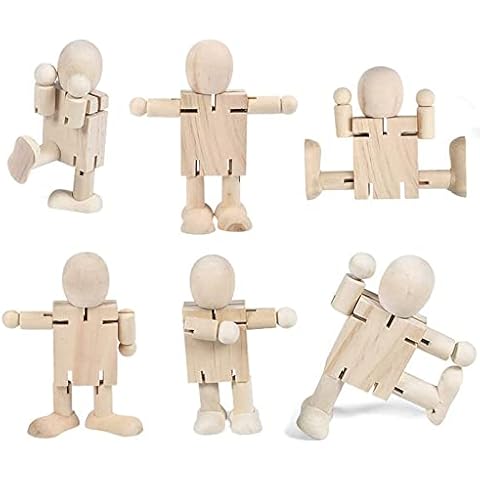 SEABABOO Figurines en Bois à Peindre Cover