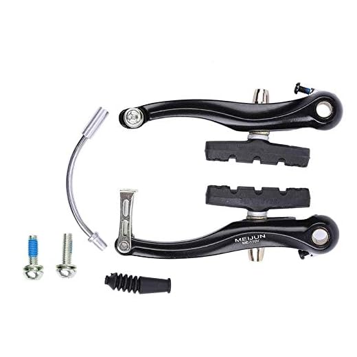 1 par Juego de Frenos en V para Ciclismo de Bicicleta Negro, 1 par/2 Pares Juego de Frenos en Forma de V para Bicicleta de Componentes y repuestos Ciclismo