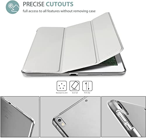 Smart Case for iPad Pro 10.5 (2017) A1701, A1709 - iPad Air 3 (2019) A2152, A2123, A2153, A2154 - Silver - Image 4