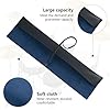 Musiin PU Leather Drumstick Bag Drum Stick Holder for Storage and Carrying, Drum Stick Storage Handbag and Carrying Case, Drum Accessories (Dark Blue) #2