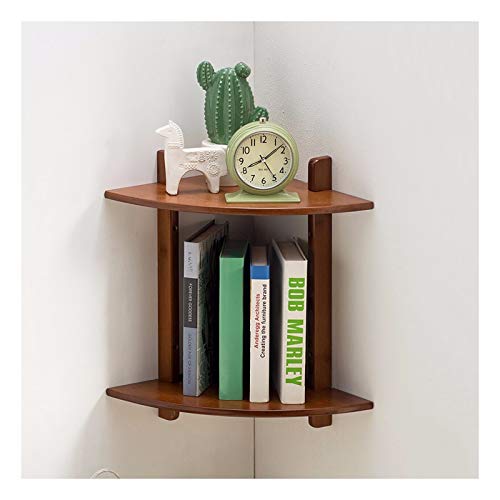 Estantería de pared de 2 niveles para ordenar y decorar tu salón u oficina de forma moderna