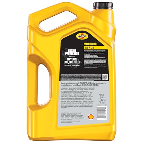 Image of Pennzoil 5W-20 Motor Oil, 5 Quart (3 Pack)