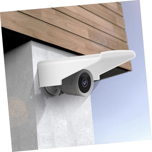 Cubierta protectora para cámara de seguridad exterior en plástico blanco resistente 4
