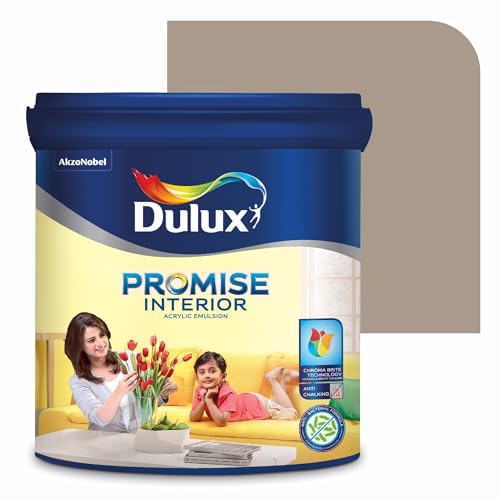 Image of Dulux Promise Interior Emulsion Paint (1L, Turkish Pink) | Wall paint with Chroma Brite Technology for brighter longer-lasting colors | Rich finish | Anti-chalk | Water-based | 3-year warranty