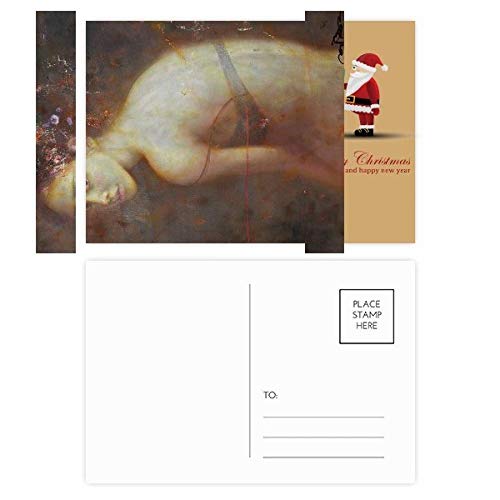Cartes postales Père Noël Glance Back XJJ pour décorer votre intérieur
