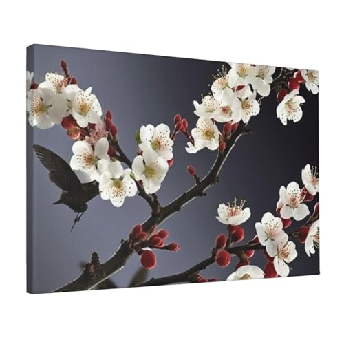 Toile cerisier YoupO tableau d'art mural de salon chic