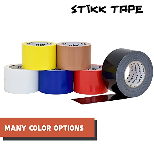 Image of STIKK Duct Tape - Orange Duck Tape - 3 inch x 25 Yards - Heavy Duty Tape for Repairs, Household Projects - for Commercial HVAC and Construction - Effective Heavy Duty Waterproof Duct Tape