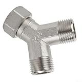 Répartiteur en Y pratique : le connecteur répartiteur en Y vous permet de connecter votre appareil de tuyau d'eau à deux machines, telles qu'un lave-vaisselle et une machine à laver, offrant plus de commodité dans votre vie quotidienne.