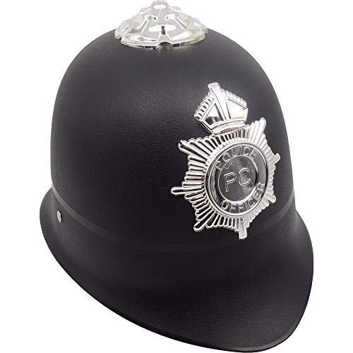 German Trendseller® 1x Casco Sargento - Deluxe┃Policía británico┃Carnaval - Fiesta┃Bobby Custodian Hut┃...