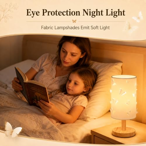 3D Butterfly Table Lamp,Cute Princess Lamp,LED Desk Lamp for Kids Room by CryzhalinX - Used condition - Image 4