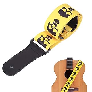 Vbestlife Sangle de guitare réglable, tête de mort en cuir avec motif de crâne, bandoulière pour ukulélé basse… - Les Beatles, Paul McCartney, John Lennon, RIngo Starr, George Harrison Vbestlife Sangle de guitare réglable, tête de mort en cuir avec motif de crâne, bandoulière pour ukulélé basse… – Image 6