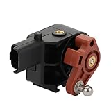 Référence OE: 5273J7. Hihaha N° 5273J7 Capteur De Niveau De Hauteur De Suspension Pour Citroen C6 2008 / Capteur De Niveau De Phare Avant Droit/Métal Durable / 1 Pc Noir.