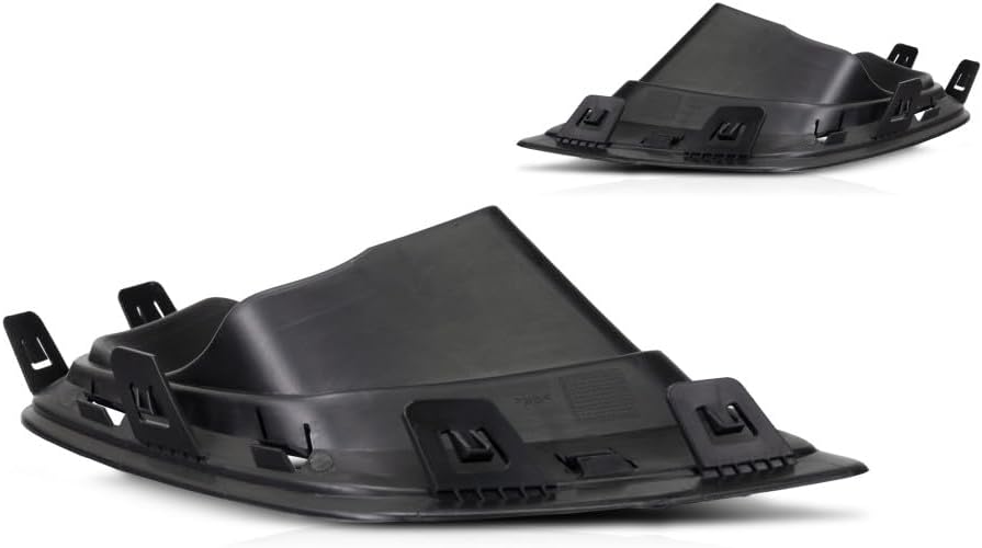 KarParts360 For Chevy Colorado 2015-2020 Fog Light Trim Driver and Passenger Side | Pair | Front | Textured Black | Replacement For GM1038176, GM1039176 | 22891700, 22891701