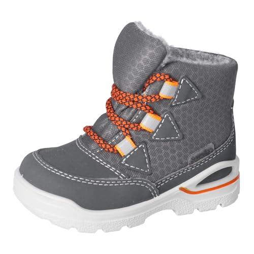 RICOSTA Child Emil Boots,Width: Normal (WMS),Removable Insole,Sympatex,Washable, Grey Grey 480, 24 EU Ancho