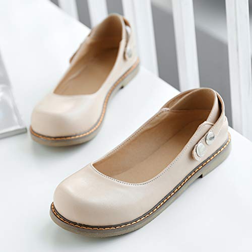 LYYSKY Women Comfy Ankle Strap Mary Jane Shoes Casual Flats Two Ways Wear Walking Shoes3