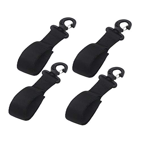 Barco de remos kayak Junta Paletas Accesorios para barcos Soporte fijo 4pcs cinturón universal ninguna perforación accesorios del barco/pack Kayak Paddle Clip Negro hebilla correas de montaje de pie