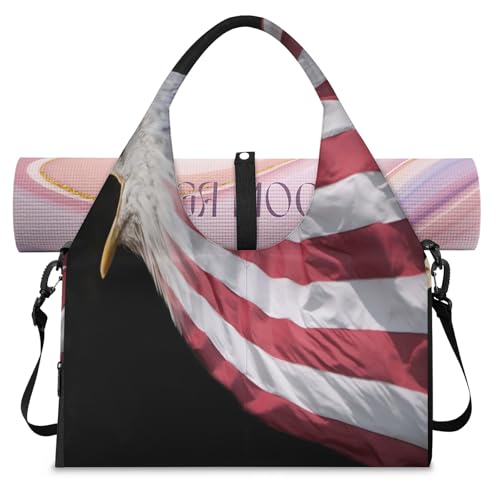 Bolsa deportiva y de viaje Bald Eagle equipaje de fin de semana con portazapatos tamaño L