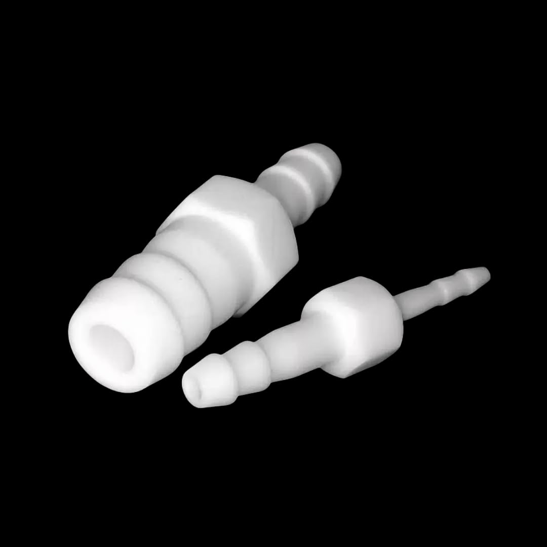 1 szt. Złącze redukcyjne u PTFE - Złączki kolczaste o zmiennej średnicy dla bezpiecznych połączeń(10mm-10mm Equal Dia)