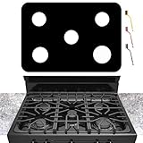 bezoku Stove Cover For Frigidaire Gallery Gas Range Model FFGF3054TB FFGF3054TS FFGF3054TW, 0.5MM Thickness Reusable Stove Burner Splatter Spill Guard For Frigidaire Gas Stove Top Protector Liner