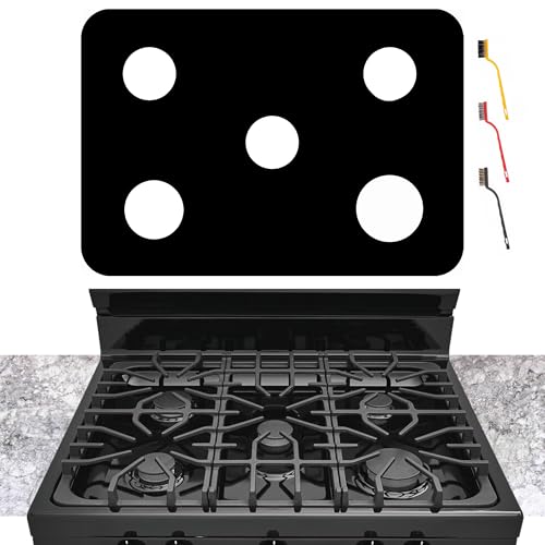 bezoku Stove Cover For Frigidaire Gallery Gas Range Model FFGF3054TB FFGF3054TS FFGF3054TW, 0.5MM Thickness Reusable Stove Burner Splatter Spill Guard For Frigidaire Gas Stove Top Protector Liner