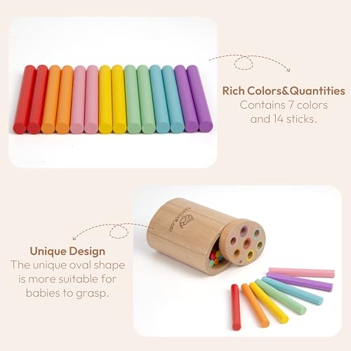 Image of Montessori Sorting Sticks Toy, Wooden Sensory Toy for Toddlers Ages 1-3