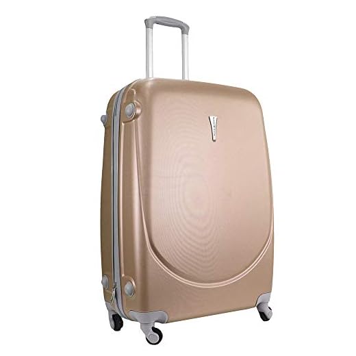 Alexander Maleta Pequeña de Viaje Equipaje Rígida ABS 4 Ruedas y Cerratura Estructura Ligera Cómoda, con Asa Telescópica y Manija, Candado Combinación 20'' 53.5 X 36 X 19 cm, 35L, 2.5 kg