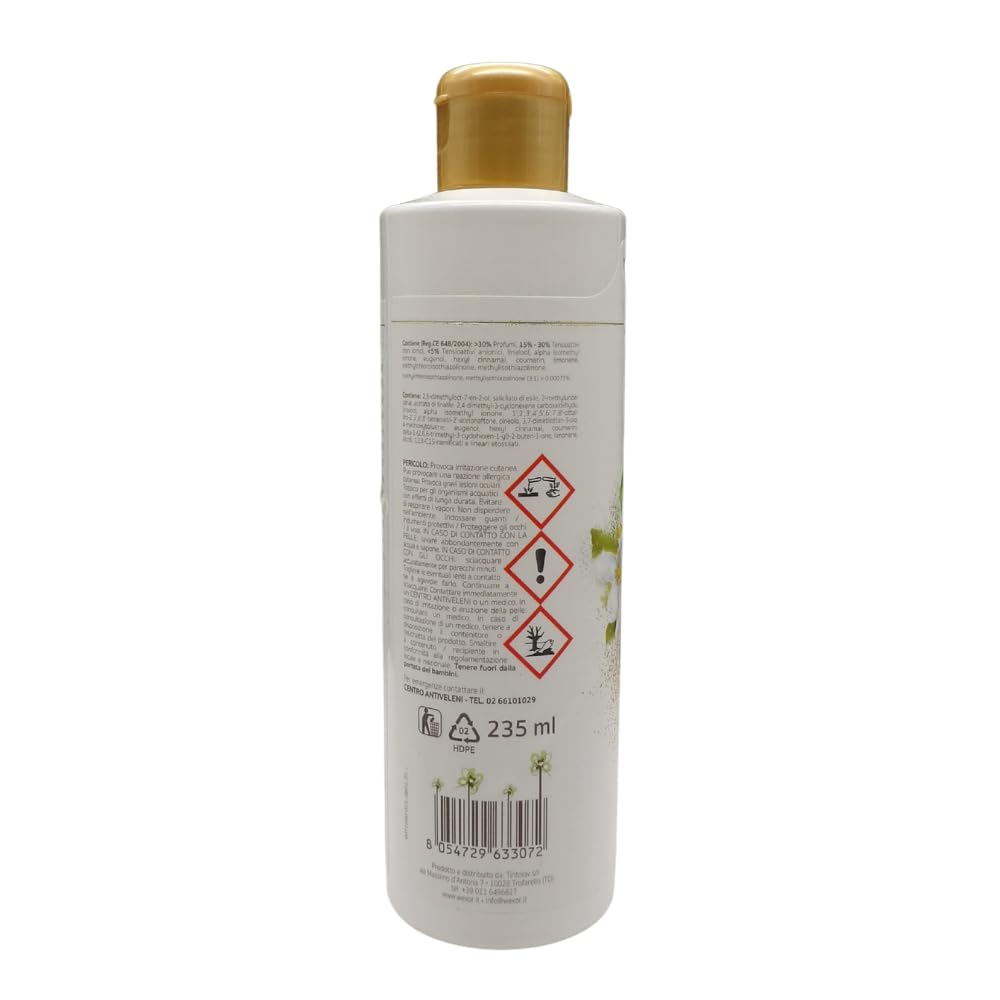 Essenza Lavante per Pavimenti, Esplosione di Pulito e Profumo, Disponibile in Diverse Fragranze, 235ml (4 Unità, Neroli)